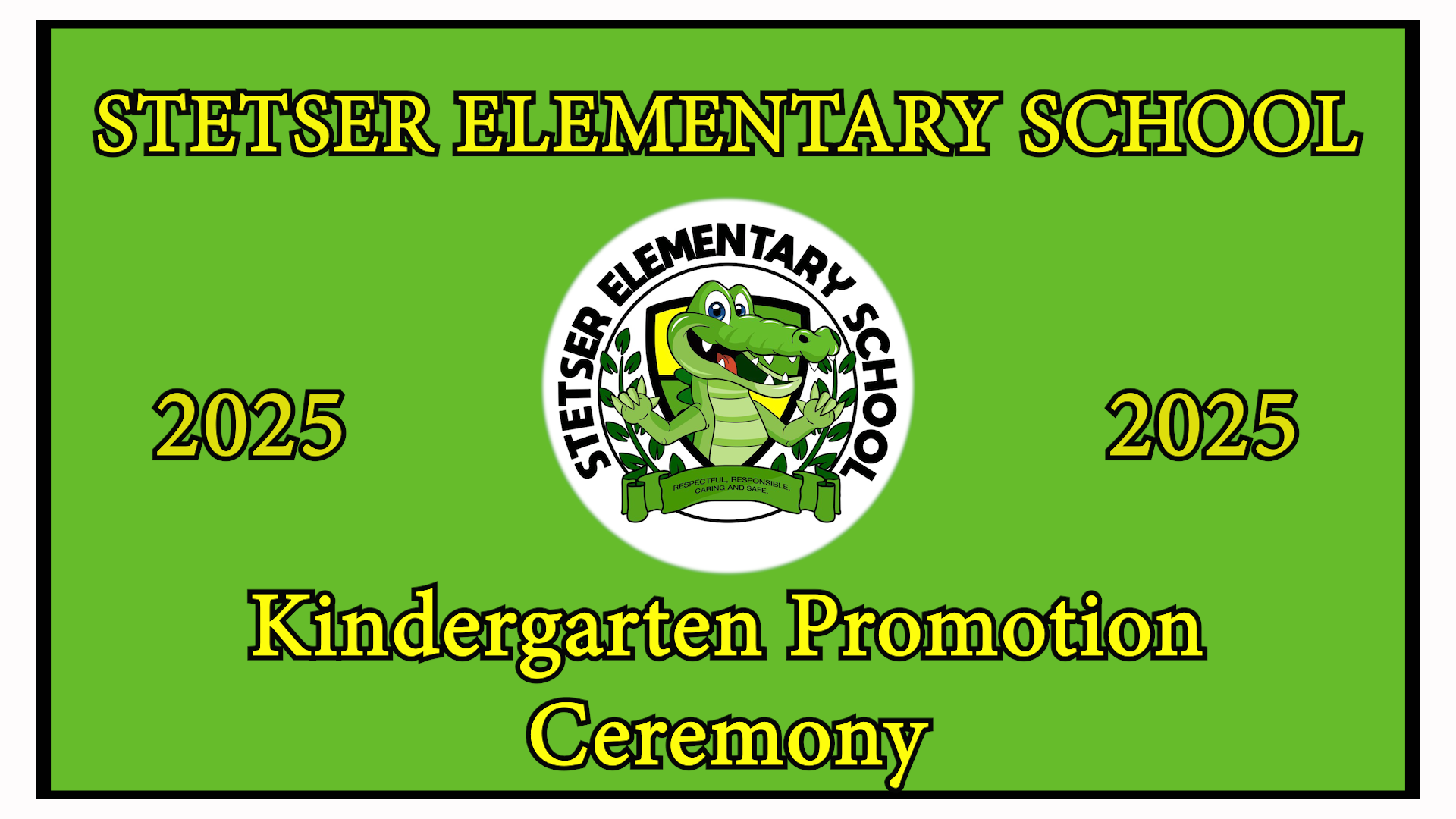  2025 Kinder promo eremony